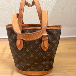 Authentic Louis Vuitton Small Bucket Bag